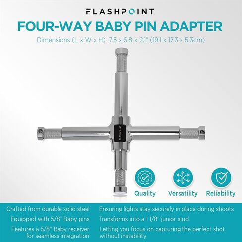 Flashpoint Four-Way Baby Pin Adapter in Kuwait