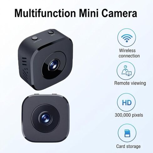 1080P HD Mini Security Camera Wireless WiFi Home Indoor Outdoor Cameras with App Control Motion Detection & Night Vision in Saudi Arabia