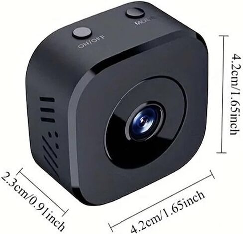 1080P HD Mini Security Camera Wireless WiFi Home Indoor Outdoor Cameras with App Control Motion Detection & Night Vision in Saudi Arabia