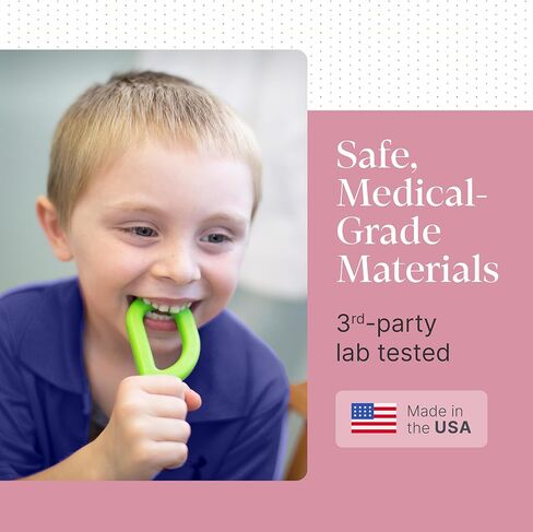 ARK Grabber® Sensory Chew Tool - Soft Oral Motor Fidget for Kids & Adults with Autism, ADHD, SPD, Anxiety - Helps with Focus and Self-Regulation - Standard Softness - Magenta in Kuwait
