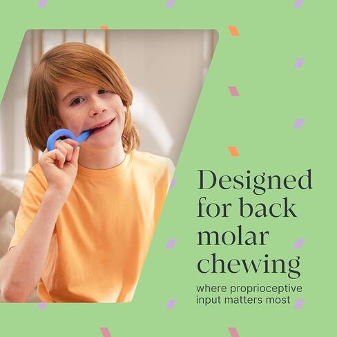 ARK Grabber® Sensory Chew Tool - Soft Oral Motor Fidget for Kids & Adults with Autism, ADHD, SPD, Anxiety - Helps with Focus and Self-Regulation - Standard Softness - Magenta in Kuwait