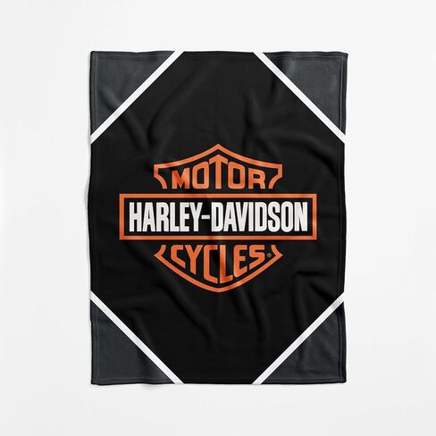 بطانية قماط كلاسيكية بإطار من Northwest Harley-Davidson، غطاء أطفال مستوحى من الدراجات النارية، مقاس 40 × 50 بوصة in Kuwait