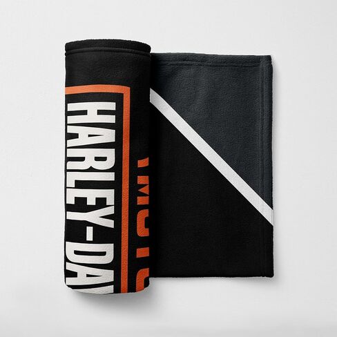 بطانية قماط كلاسيكية بإطار من Northwest Harley-Davidson، غطاء أطفال مستوحى من الدراجات النارية، مقاس 40 × 50 بوصة in Kuwait
