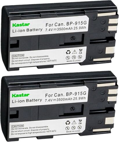 Kastar BP-915G Battery 2-Pack Replacement for Phase One P40, Phase One P40 Plus P40+, Phase One P45, Phase One P45 Plus P45+, Phase One P65, Phase One P65 Plus P65+, Phase One XF 70301, Riegl FG21-P in Kuwait