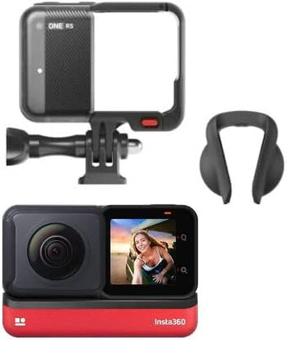 مجموعة كاميرا الحركة Insta360 ONE RS Edition 360° Mod المقاومة للماء لخوذة الواقع الافتراضي in Kuwait