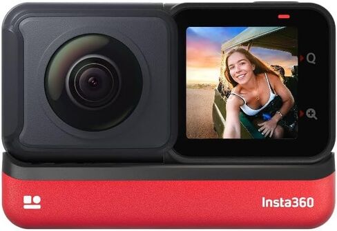 مجموعة كاميرا الحركة Insta360 ONE RS Edition 360° Mod المقاومة للماء لخوذة الواقع الافتراضي in Kuwait