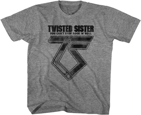 Twisted Sister Heavy Metal Band Group Shot Posing for Camera Youth T-Shirt Tee in Saudi Arabia