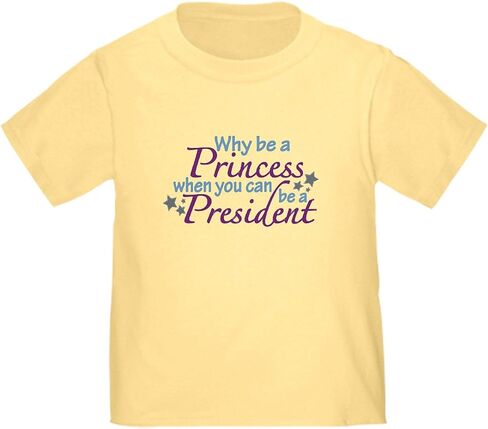 CafePress President Not Princess Toddler T Shirt Cute Toddler Graphic Tee, 100% Cotton in Saudi Arabia