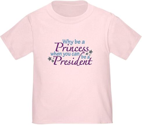 CafePress President Not Princess Toddler T Shirt Cute Toddler Graphic Tee, 100% Cotton in Saudi Arabia