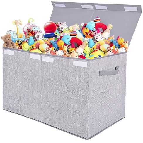 Pantryily Toy Storage Box for Girls, Large Kids Toy Chest Boxes Organizers and Storage with Lids & Handles for Nursery,Playroom 24.5"x13"x16"(Pink) in Saudi Arabia