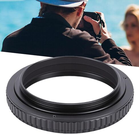 PUSOKEI M65 Focusing Helioid 12-19mm, Adjustable Macro Focusing Tube for Mountless Lenses, Black Anodized Aluminum Extension Ring for Precise Focus Control in Kuwait
