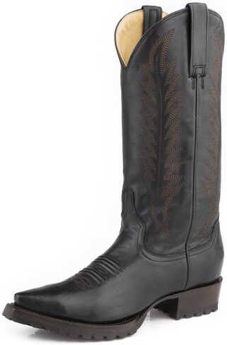 Stetson Women's Frankie Tall Western Boot Snip Toe Black 9 M US in Kuwait