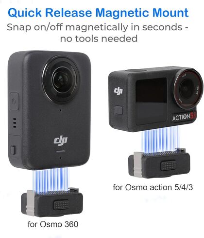 لملحقات DJI Action 5 Pro/4/3، مجموعة ملحقات تثبيت مقود الدراجة بكأس شفط 360 درجة من Osmo، مجموعة ملحقات تثبيت سريعة الإصدار، من أجل Osmo 360 للزجاج الأمامي للسيارة ومقود الدراجة النارية in Kuwait