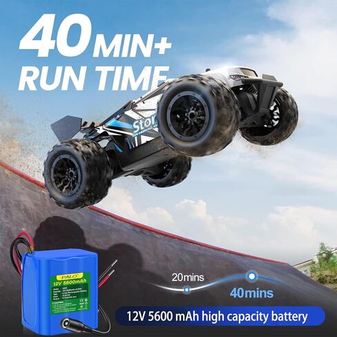 5600mAh 12V Lithium Battery, 12V Battery Pack with Battery Charger and Bare Leads Wire for 12V Devices RC Car,LED Strip,DIY Project,Electronic Organ,Optical Network Unit,CCTV Camera in Kuwait