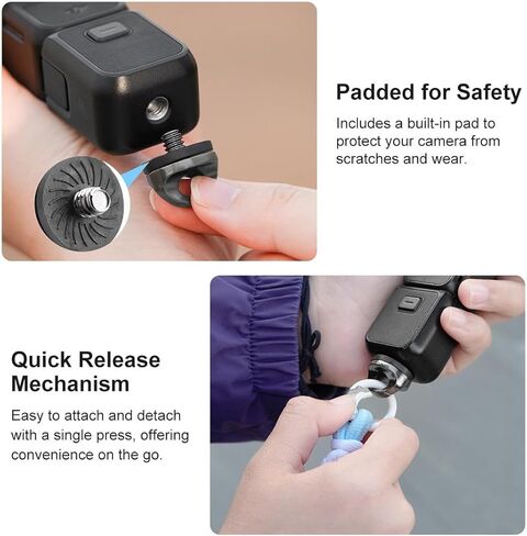 Sports Camera Lanyard Long Adjustable Anti-lost Rope for DJI OSMO Pocket 3 / Insta360 X5 in Saudi Arabia