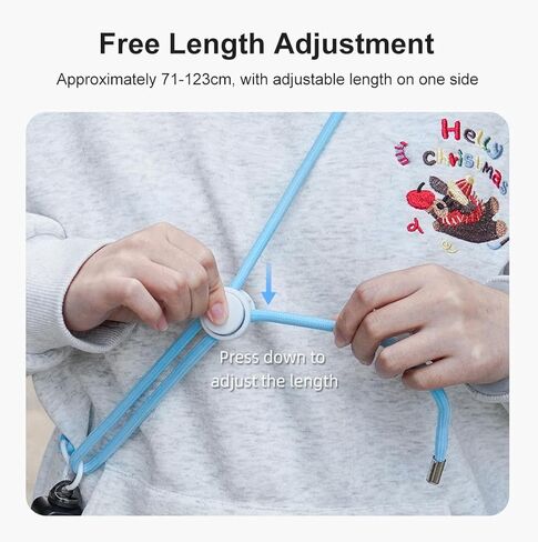 Sports Camera Lanyard Long Adjustable Anti-lost Rope for DJI OSMO Pocket 3 / Insta360 X5 in Saudi Arabia