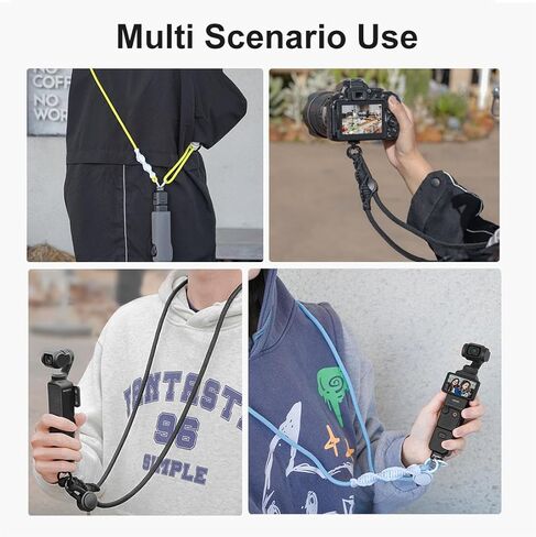 Sports Camera Lanyard Long Adjustable Anti-lost Rope for DJI OSMO Pocket 3 / Insta360 X5 in Kuwait