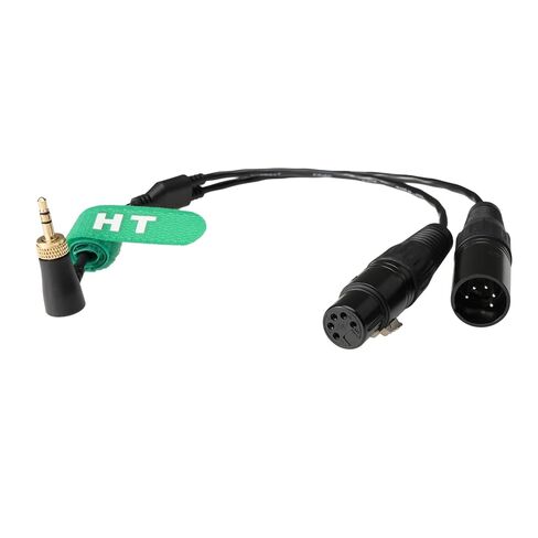 DMX Adapter Y Cable for Nanlite Lights Forza 60C/150, FC-300B, PavoSlim 240C, PavoTube II 15C/30C 3.5mm to 5-pin DMX512 Console in Kuwait