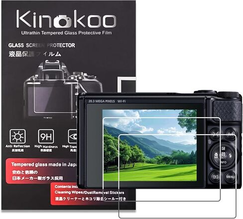 kinokoo PU Leather Camera Case and Screen Protector Copmaptible for Canon Powershot SX730 SX740 HS Camera in Kuwait