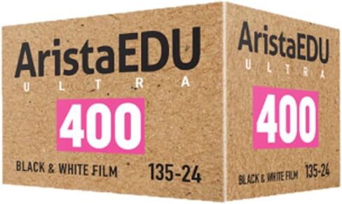 Arista EDU Ultra 400 35 مم فيلم رول سلبي أبيض وأسود، 10 عبوات، مع حقيبة كاميرا in Kuwait