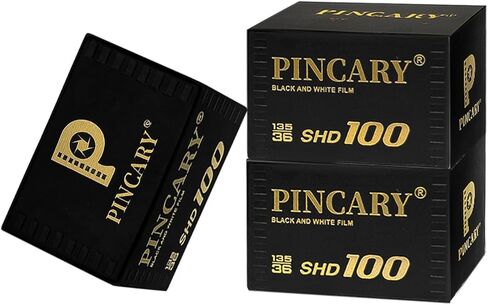 سير عمل البكرات المجمعة — فيلم Pincary مقاس 35 مم بالأبيض والأسود، وأوراق اتصال سهلة المسح الضوئي، وتدفق أرشيفي، وخيارات ISO 100، وDX 24x36 مم، و36EXP - 3Pack in Kuwait