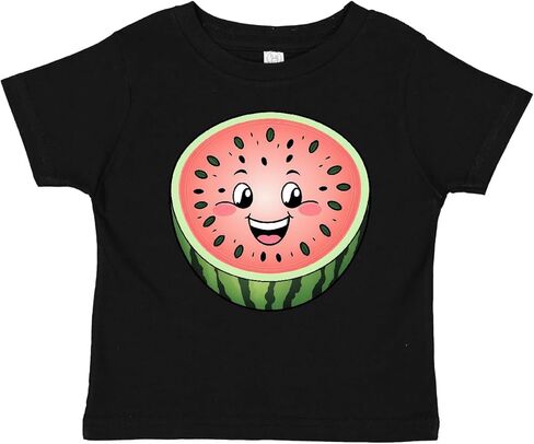 inktastic Happy Watermelon Baby T-Shirt in Saudi Arabia