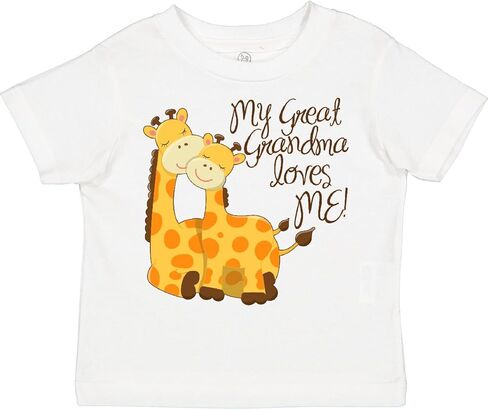 inktastic My Great Grandma Loves Me Toddler T-Shirt in Saudi Arabia