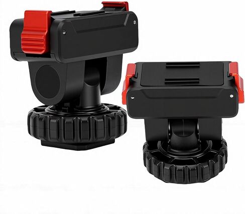 GOWENIC Magnetic Cold Shoe Adapter, Aluminum Alloy Mount with 180 Tilt Adjustment and Anti Slip Silicone Gasket, for Osmo 4 3 Mirrorless Camera Dual Screen Photography in Kuwait