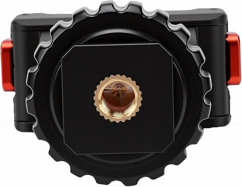 GOWENIC Magnetic Cold Shoe Adapter, Aluminum Alloy Mount with 180 Tilt Adjustment and Anti Slip Silicone Gasket, for Osmo 4 3 Mirrorless Camera Dual Screen Photography in Kuwait