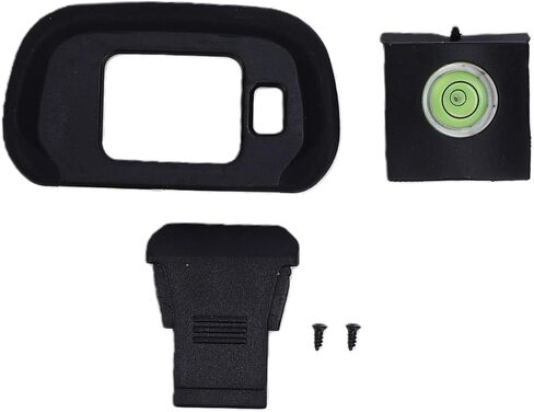 LICAEVEY Camera Eyecup Hot Shoe Cover Spirit Level Kit, Seamless Fit Soft Silicone Eyecup Anti Dust Protection with Built in Bubble Level for R7 Camera in Kuwait