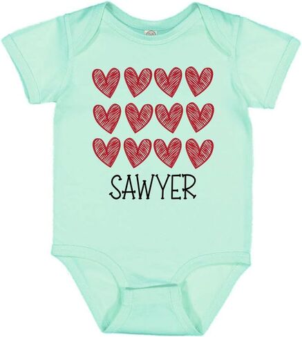 TATY Kids Hearts Sawyer Baby Infant Bodysuit in Saudi Arabia