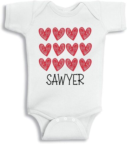 TATY Kids Hearts Sawyer Baby Infant Bodysuit in Saudi Arabia
