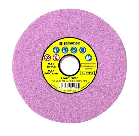 Tecomec 01005003 5-3/4" Grinding Wheel, Pink in Saudi Arabia