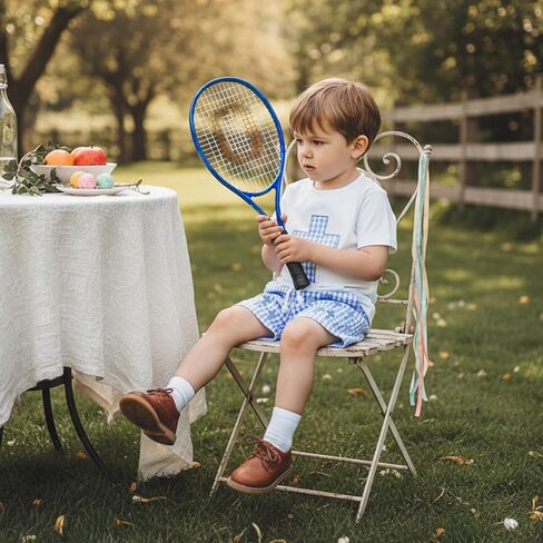 Baby Boy Easter Outfit Bunny Short Sleeve T-shirt Top Checkered Shorts Set Toddler Summer Trendy Boys Clothes in Saudi Arabia