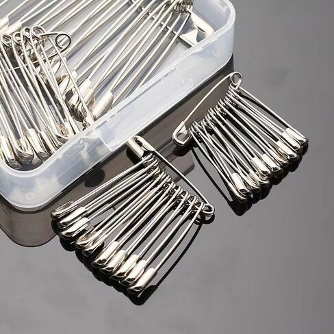 100 PCS Safety Pins, Brooches, Sweater Shawl Clips, Brooches, Safety Pins, Dress Shirt Clips in Saudi Arabia