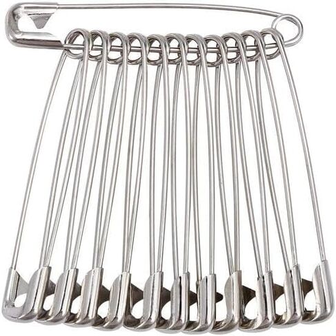 100 PCS Safety Pins, Brooches, Sweater Shawl Clips, Brooches, Safety Pins, Dress Shirt Clips in Saudi Arabia