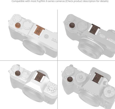 SmallRig Hot Shoe Cover for FUJIFILM+ Rosewood Hot Shoe Cover & Shutter Button Cap for FUJIFILM in Kuwait
