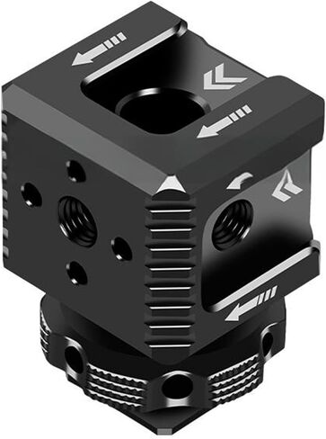 Camera Flashes Mount with 3 Cold Shoe Ports for Microphones and Lighting Attachments Camera Rigs in Kuwait