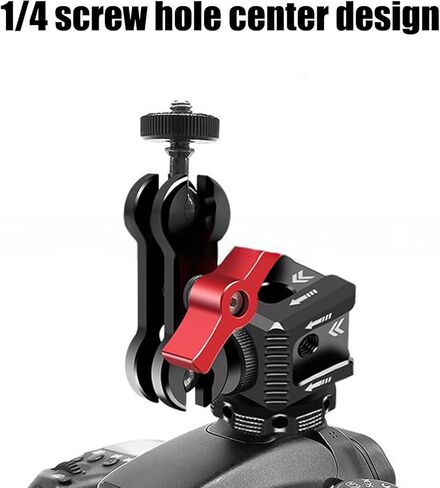 Camera Flashes Mount with 3 Cold Shoe Ports for Microphones and Lighting Attachments Camera Rigs in Kuwait