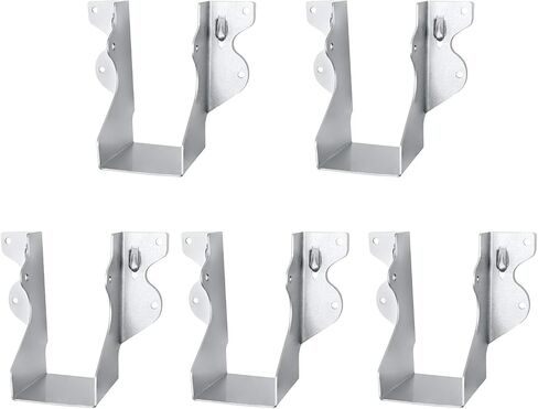 QWORK LU26 20 Gauge Face Mount Joist Hanger for Wood, 2" X 6" Joist, 10 Pack in Saudi Arabia