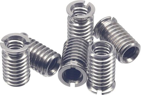 الفولاذ المقاوم للصدأ 1/4 "-20 أنثى إلى 3/8"-16 ذكر محول برغي تحويل 2 قطعة ارتفاع 10.5 مللي متر in Kuwait