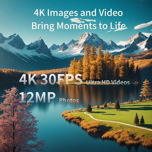 DRIFT X5 كاميرا مثبتة على الرأس 4K 30FPS كاميرا فيديو خوذة يمكن ارتداؤها، مسجل يمكن ارتداؤه، بث مباشر مع EIS IPX7 مقاوم للماء، بطارية 6 ساعات، تطبيق WiFi للتحكم الصوتي + بطاقة Micro SD سعة 32 جيجابايت in Kuwait