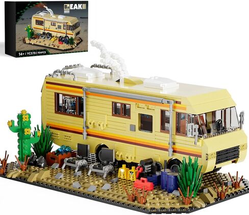 Breaking RV Adventure Building ، مشهد كلاسيكي تم ترقيته MOC ، متوافق مع LEGO للبالغين ، للبالغين والمشجعين المتعطشين in Saudi Arabia