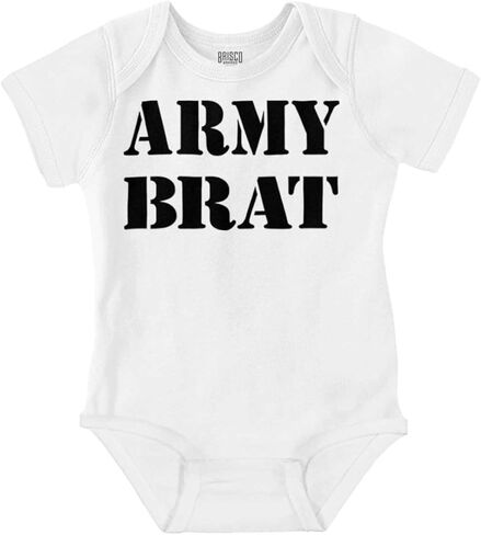 رومبير أطفال من Brisco Brands Army Brat Funny Military USA للأطفال للأولاد والبنات in Kuwait