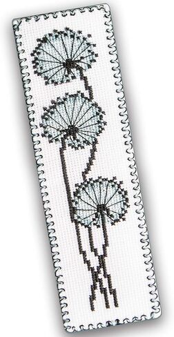 Povitrulya Red Mushroom Counted Cross Stitch Bookmark in Kuwait