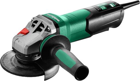 Metabo 4-1/2-5-Inch Angle Grinder | 11.0 Amp | 11,000 RPM | Non-Locking Paddle | WP 11-125 Quick, Green in Kuwait
