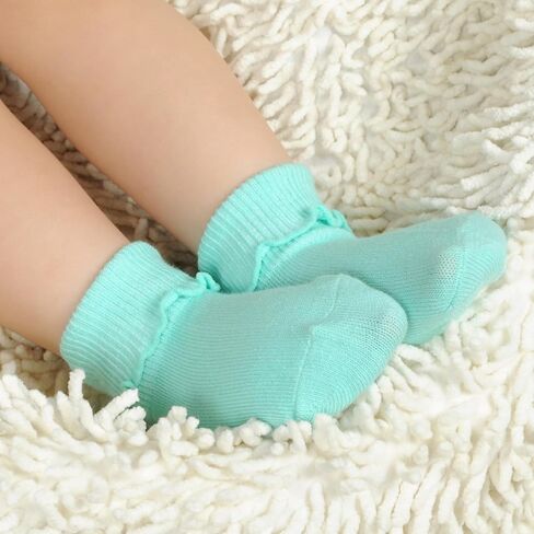 Newborn Baby Boy Girl Socks Cotton Soft Socks for Preemie Newborn Infant 0-6 months in Saudi Arabia