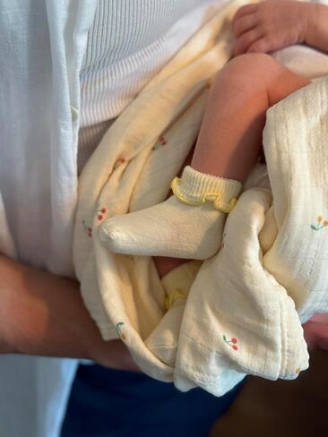 Newborn Baby Boy Girl Socks Cotton Soft Socks for Preemie Newborn Infant 0-6 months in Saudi Arabia