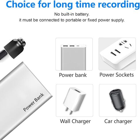 Ultra Mini WiFi Camera,Tiniest-Sized,HD4K Video Recording Live Feed,No Need Wifi Camera,Nanny Cam,Invisible Design,Baby Monitor Pet Monitoring with Color Night Vision,Motion Detection,Loop Record in Kuwait