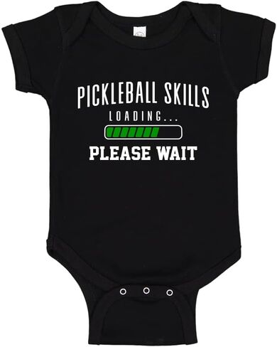 Pickleball Baby Bodysuit One Piece Or Toddler T-Shirt Pickleball Skills Loading Please Wait in Saudi Arabia
